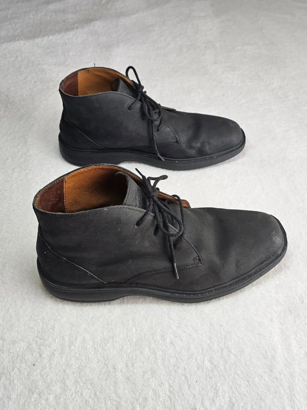 Dr. Comfort Ruk Men's Casual Boots in black leather
